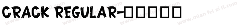 CRACK Regular字体转换